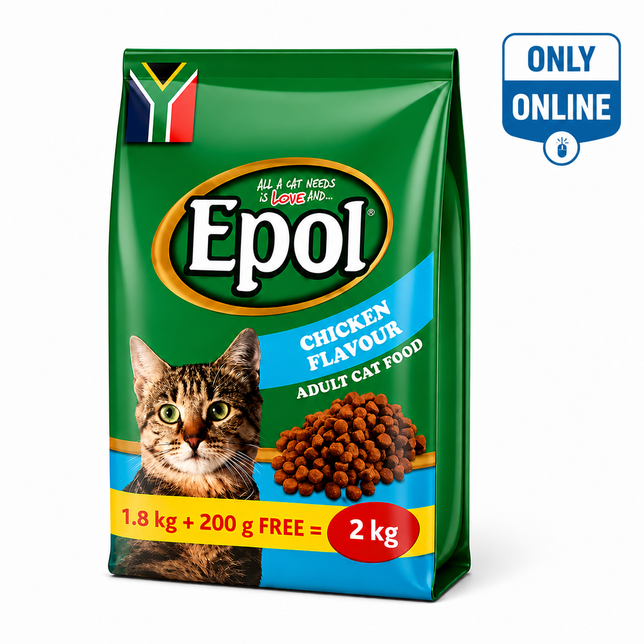 Epol Chicken Flavour Adult Cat Food 2kg