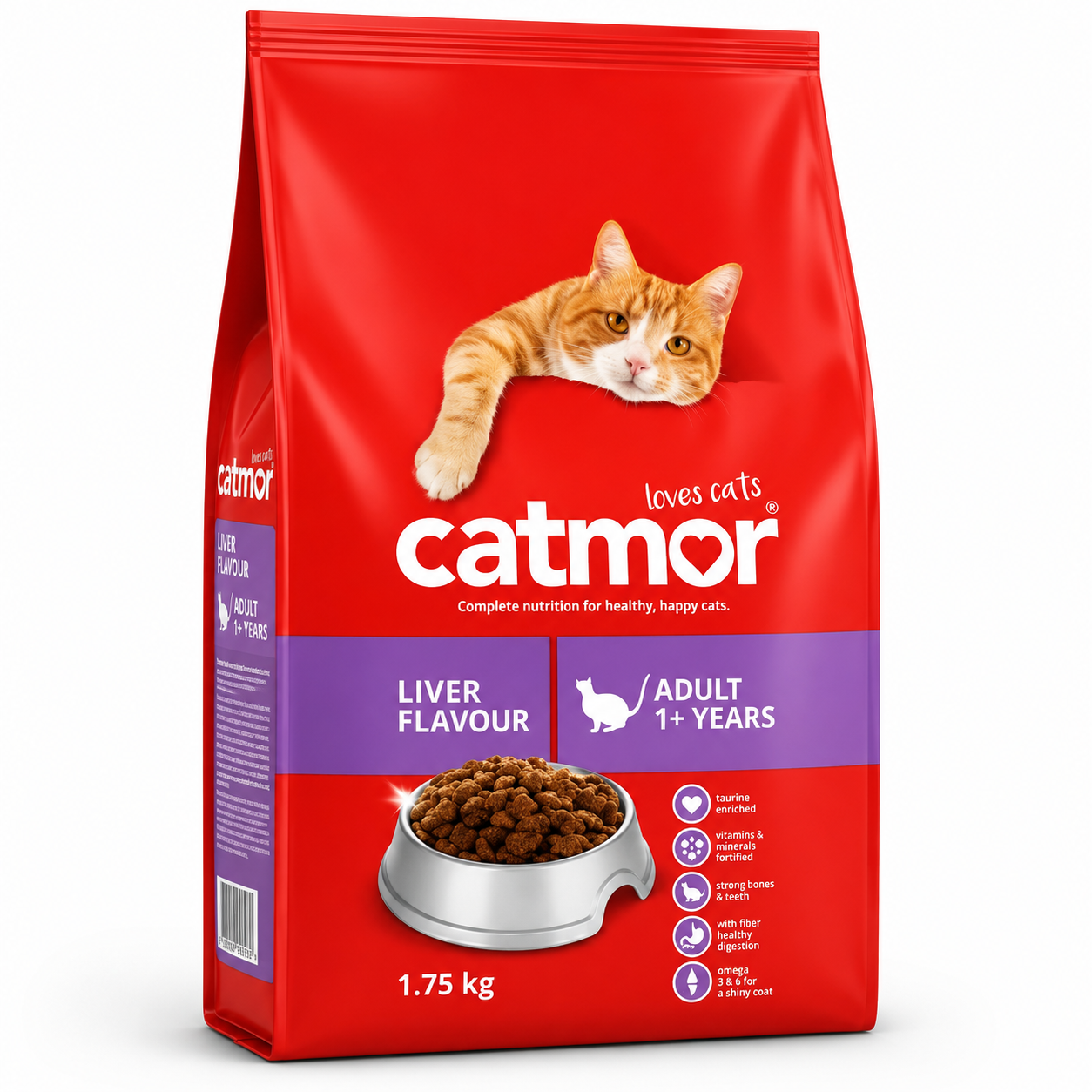 Catmor Adult Cat Food 1.75kg – Liver Flavour