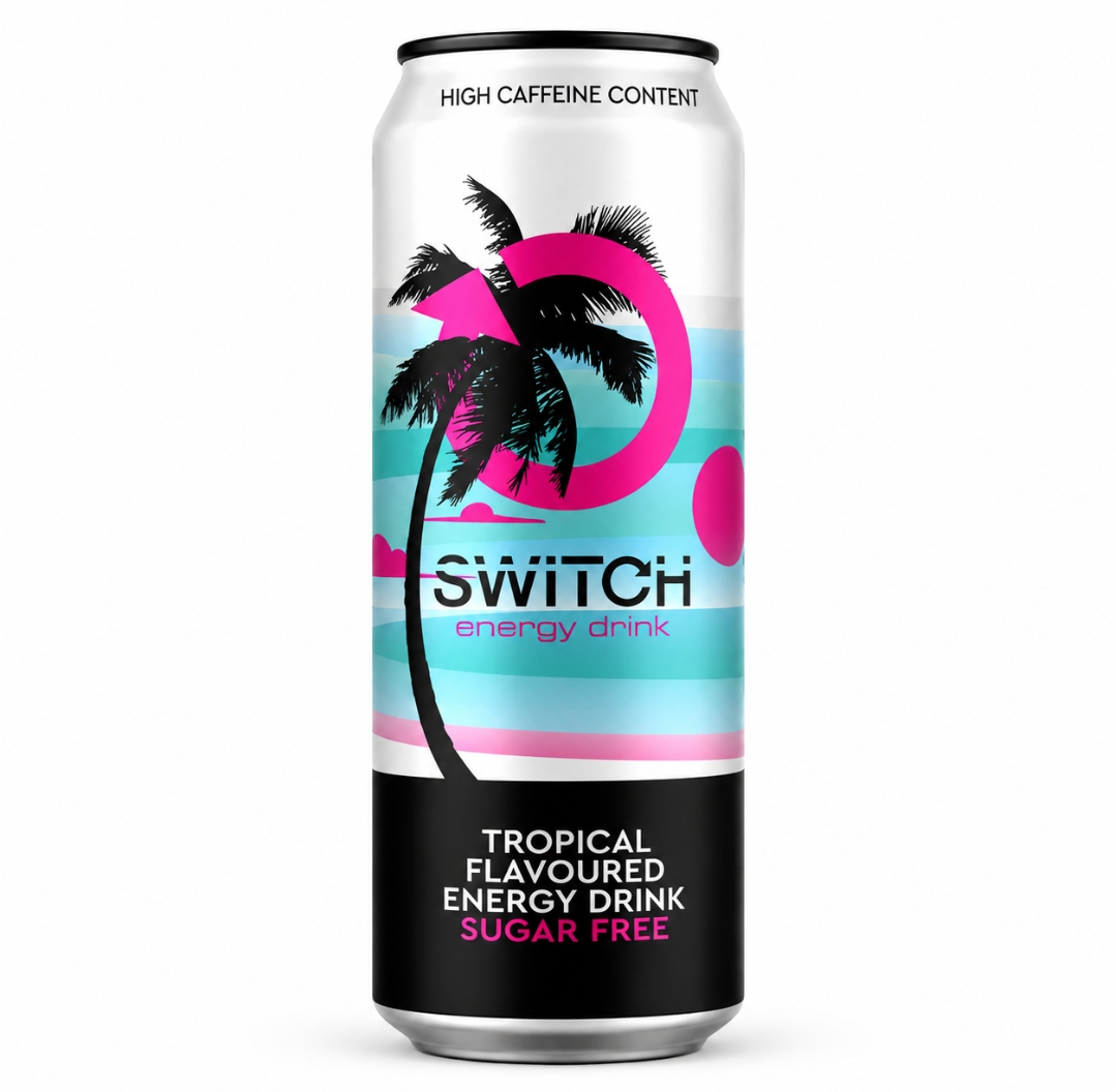 SWiTCH Tropical Flavoured Energy Drink 500ml Sugar free