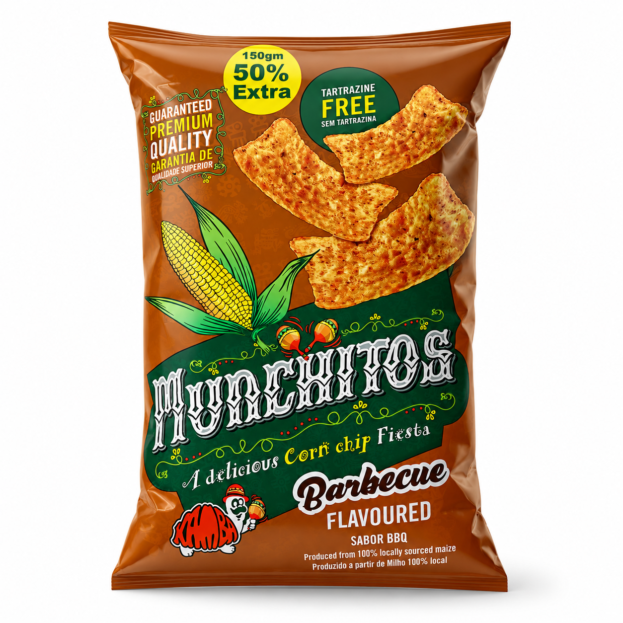 Munchitos Barbecue Flavoured Corn Chips 100g