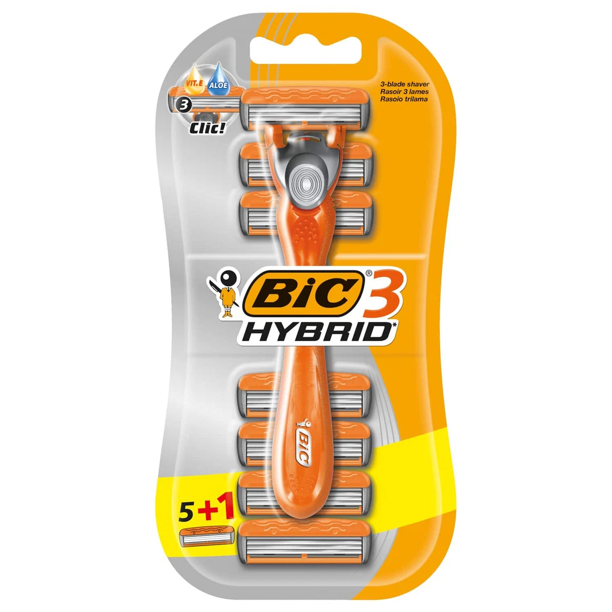 BIC Hybrid 3 Razor 5+1 Refills