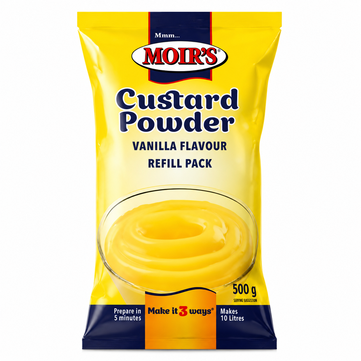 Moir's Custard Powder Vanilla Flavour 500g